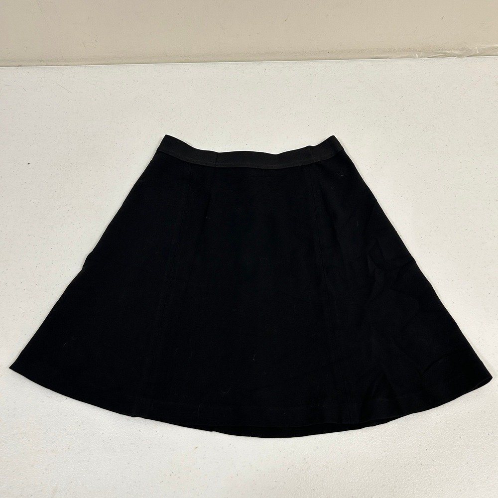 Uniqlo Womens Black A-Line Mini Skirt Elastic Waist 222-167479 Size S